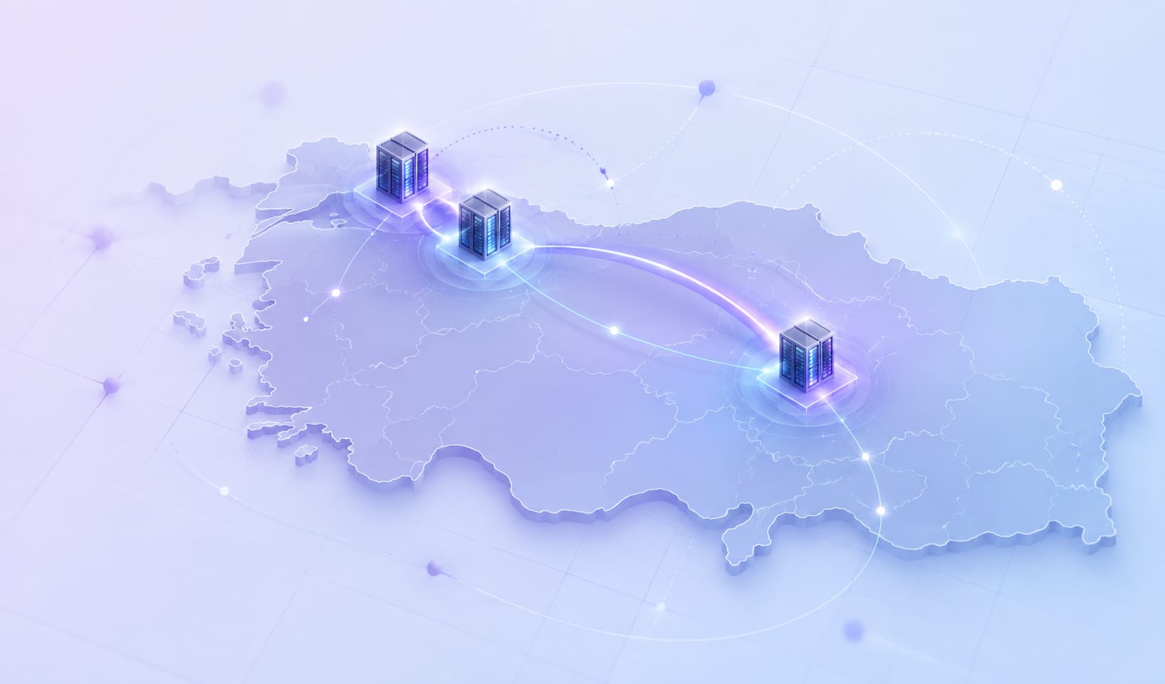 CloudFlex Türkiye veri merkezi ağı